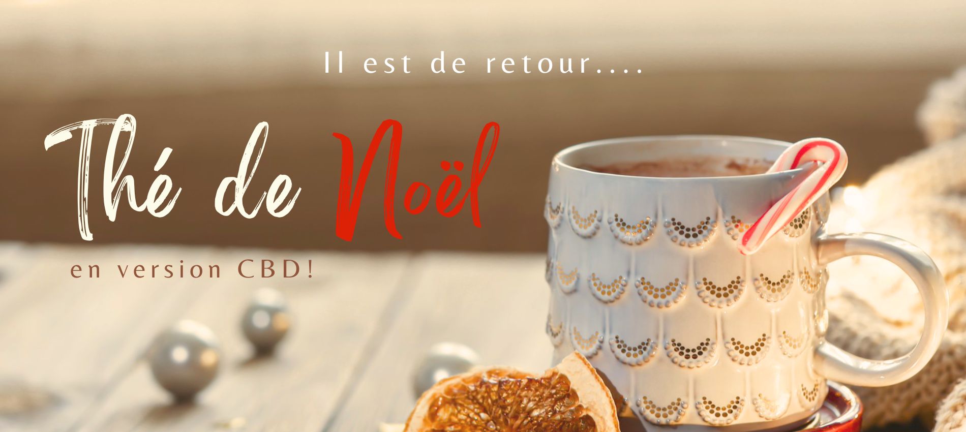Slider thé de noel